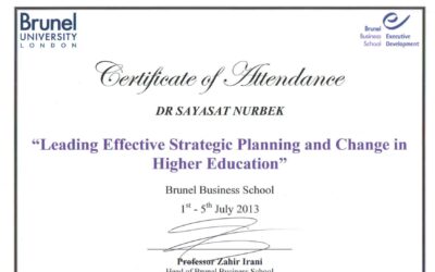 Brunel University Higher education management program 2013
