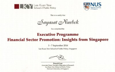 SPP Executive Program – Financial Sector Promotion 2016