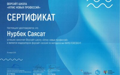 Сертификат Форсайт-школа АСИ 2019